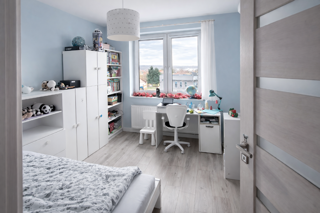 Pokój dziecięcy z biurkiem