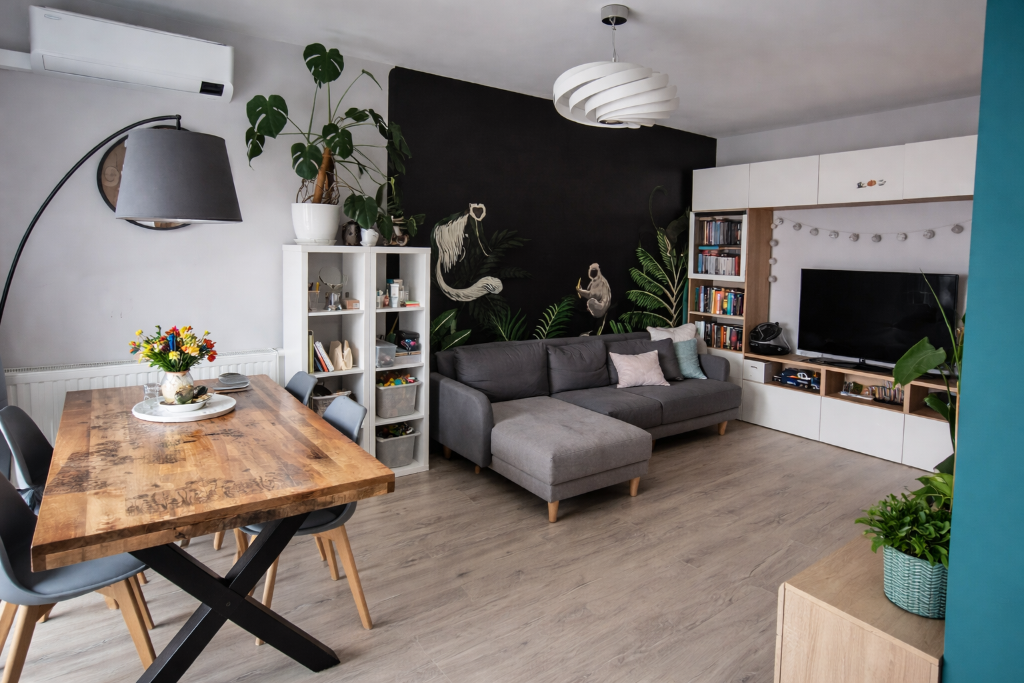 Salon z jadalnią - nowe zdjęcie